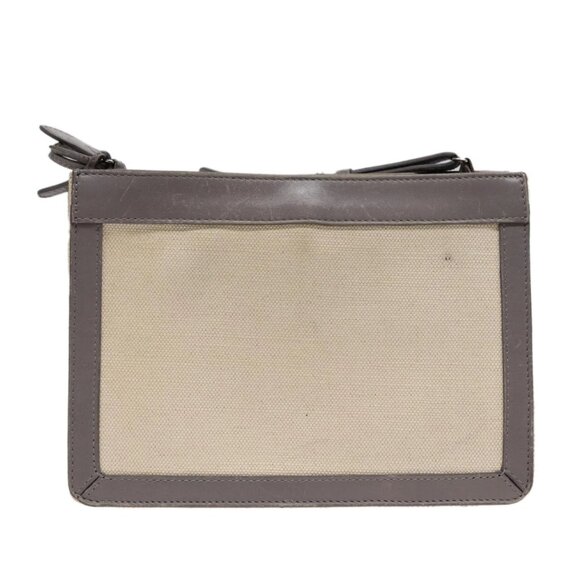 BALENCIAGA Shoulder Bag Canvas Gray Beige Silver 390641 Auth ep5489 - Picture 3 of 16